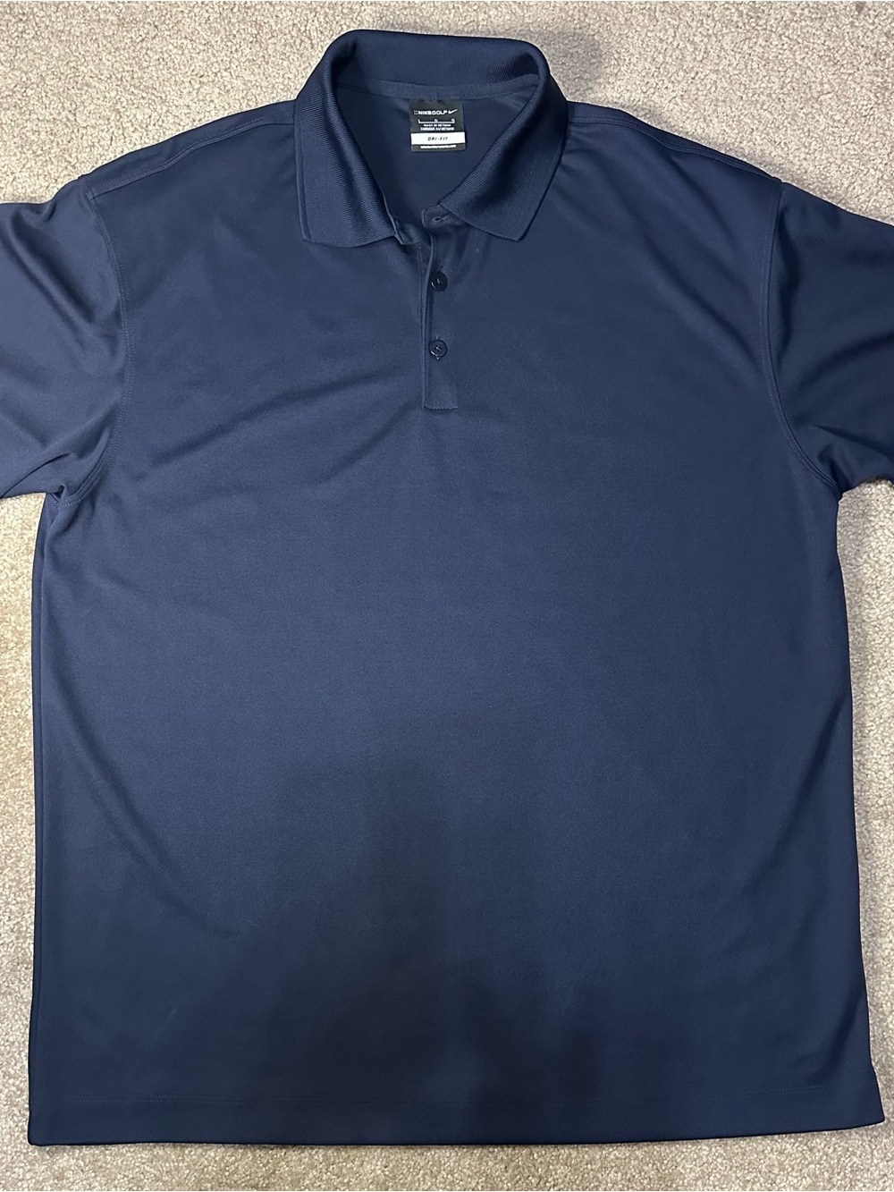 Men's Nike Navy Performance Polo Shirt